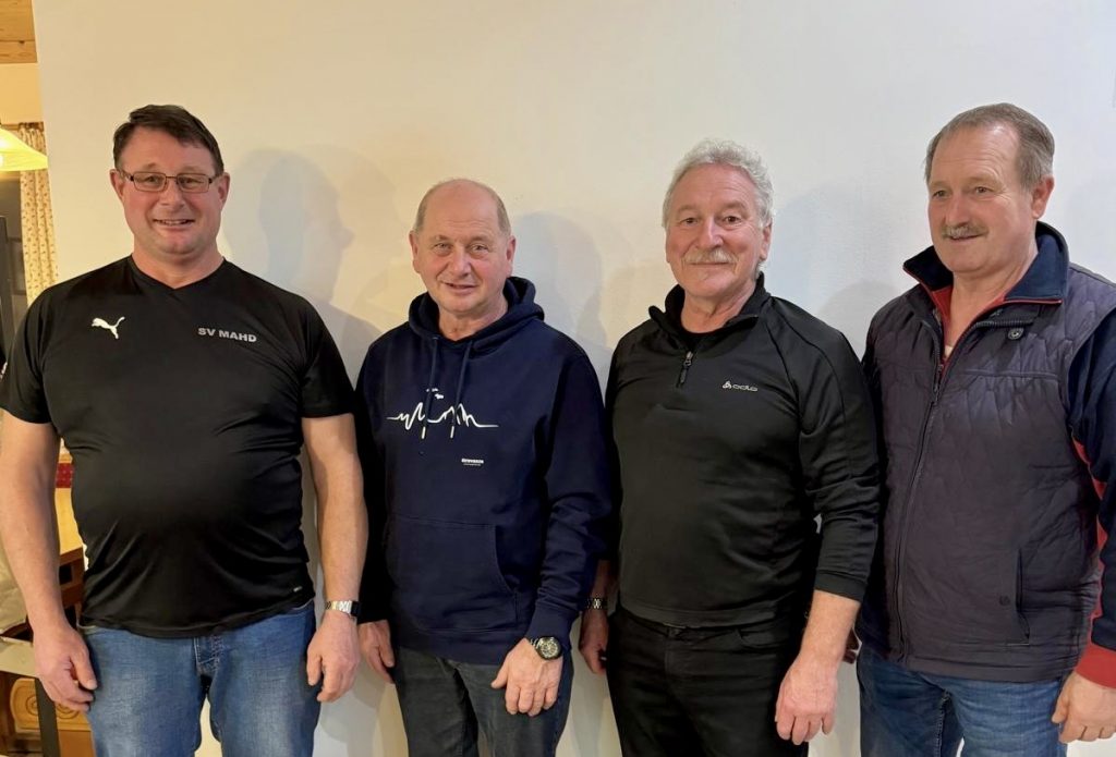 SV Mahd: Hans Hehberger, Johann Spieleder, Gerhard Schmidbauer, Josef Voggenreiter
